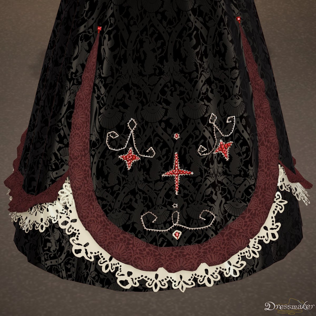 amribxl's tweet photo. my most intricate dress for vivian 
#dressmaker https://t.co/FGNIPweLJE