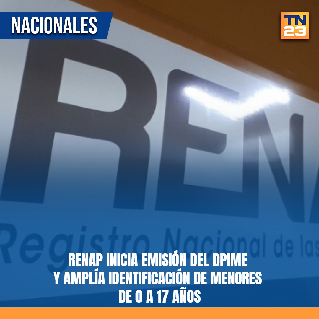 TN23NOTICIAS's tweet photo. #RENAP #inicia #emisión del #DPIME y amplía #identificación de #menores de 0 a 17 años ➡️ https://t.co/vOTRPVqImo https://t.co/c6PUDHoPpq