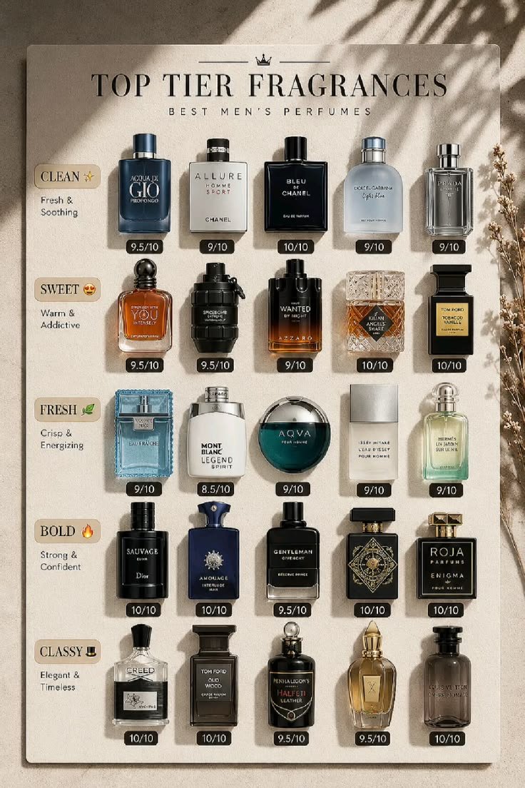 manly_talks's tweet photo. Top Tier Men’s Fragrances. https://t.co/2aSxgqDc8e