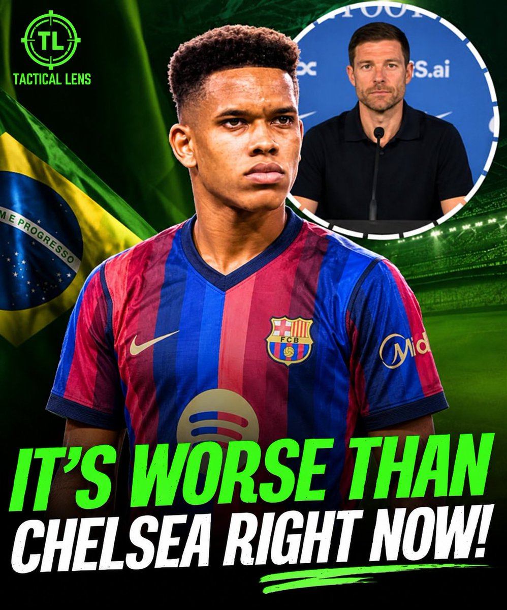TacticalLens1's tweet photo. If Barcelona are really monitoring Estêvão, I honestly don’t think that should be his next move.

Chelsea is still the better environment for his development — but only if Xabi Alonso can find a way to give him consistent game time.

There’s still time to see if Xabi can make that work. If not, a loan or even a permanent move next window could make sense.

Just not Barcelona. He needs a club where he can actually play and develop, not another situation where his path to minutes could be blocked.#Estevao #XabiAlonso