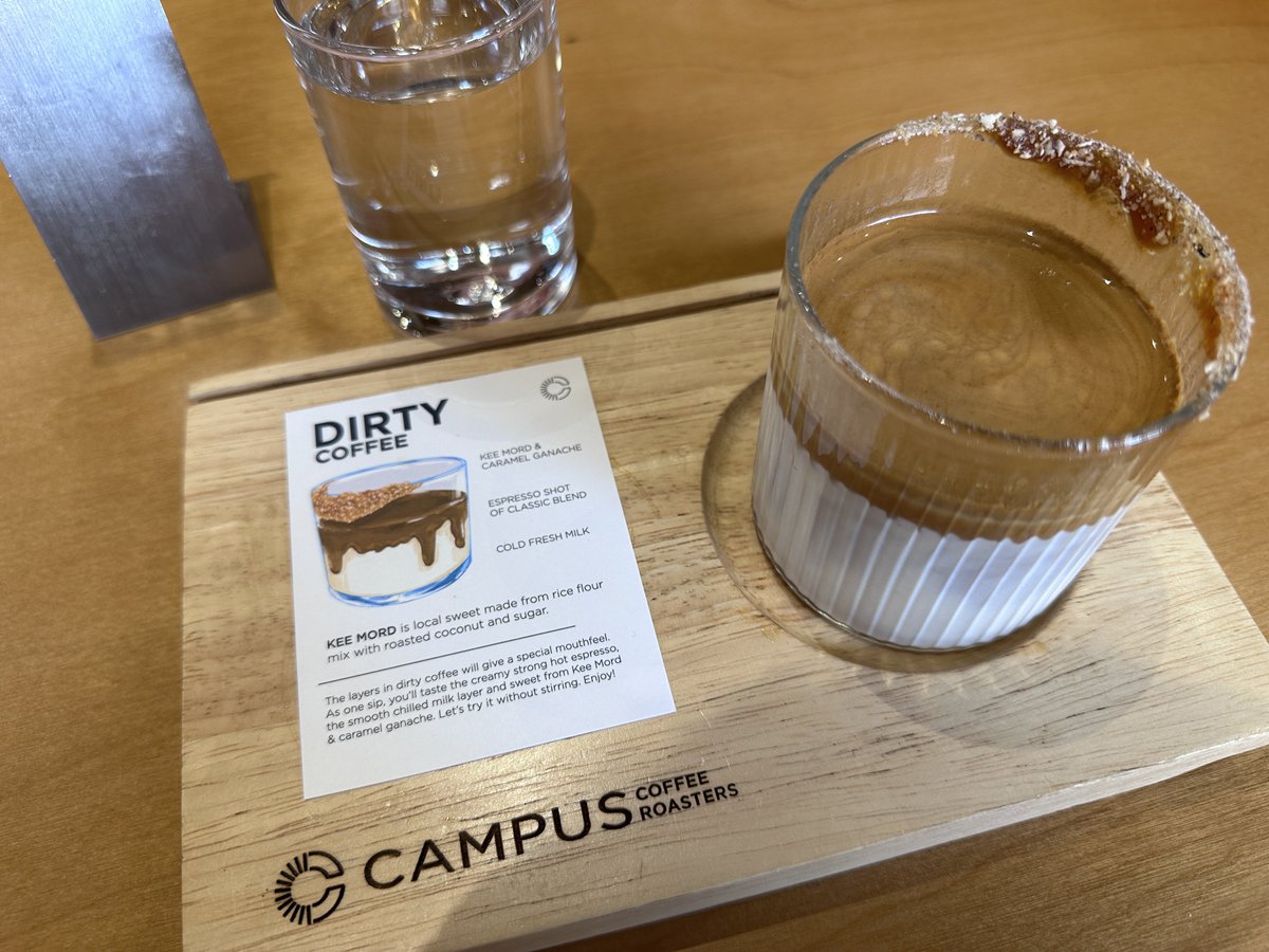 baipai75's tweet photo. Phuket life ☕️
Nothing beats a solid dirty coffee from Campus Coffee Roasters.
Coffee hit maximum level https://t.co/vLA4yqughL