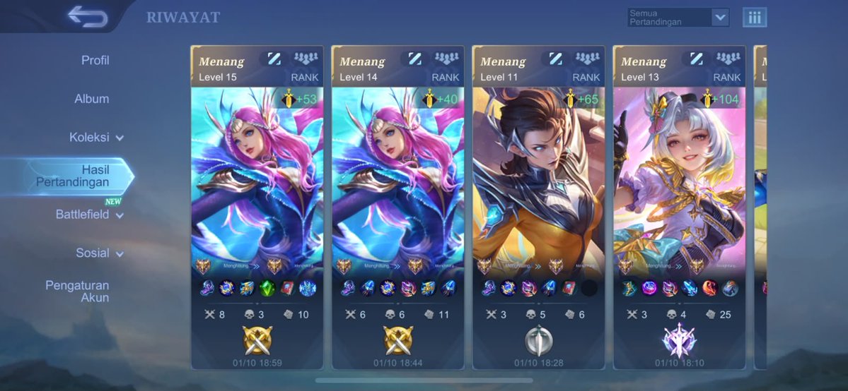 willzstoreml's tweet photo. 02-10-2026 
Testimoni Joki Akun Grading 5x (No Lose) (WS 5x)

Yang mau Joki ML / Joki Akun Bisa Langsung WA ya :
Epic 4K / ⭐
Legend 5K / ⭐
Mythic 7K / ⭐ https://t.co/UNSk5yT8Ts