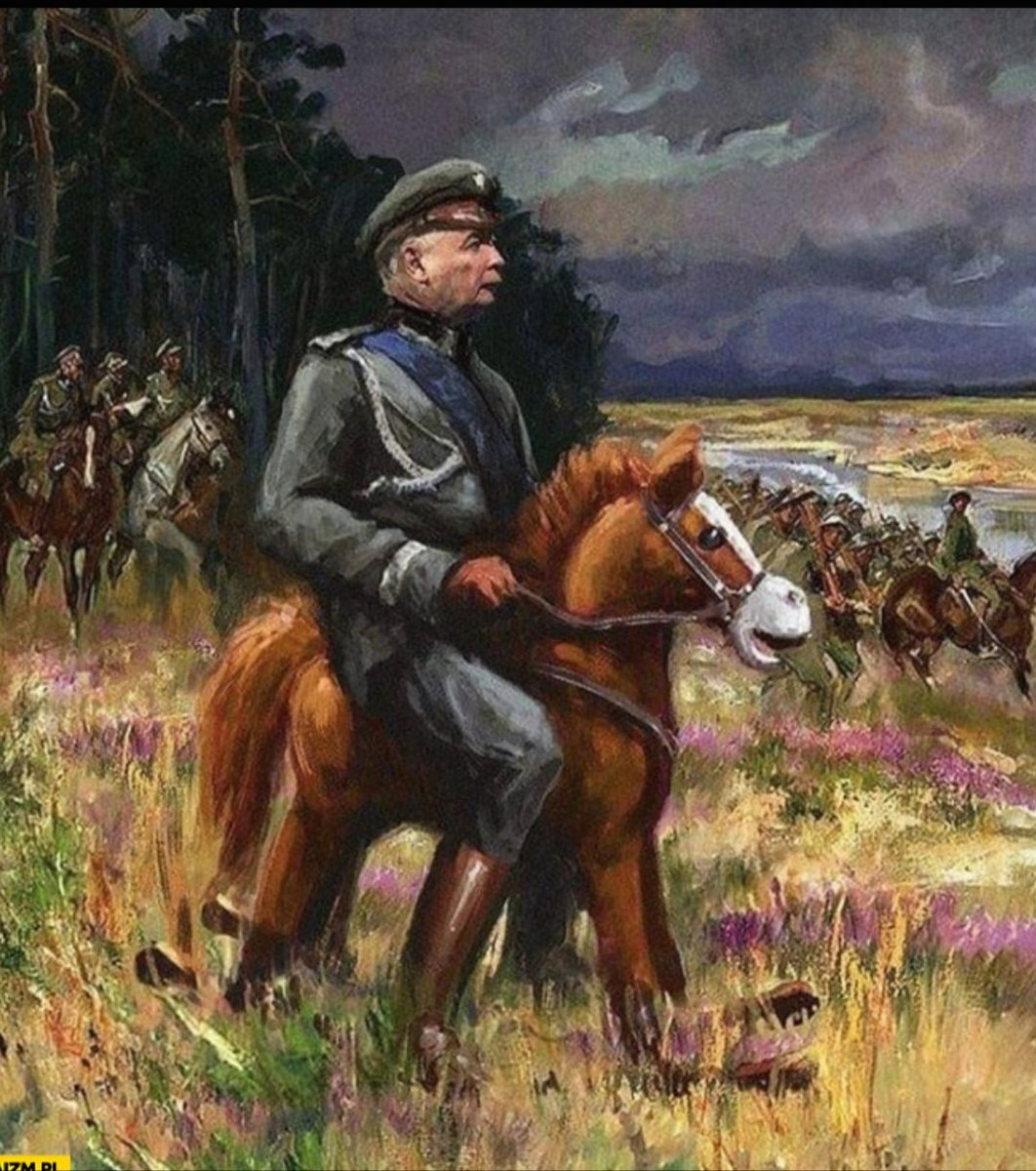 SApuszek's tweet photo. @Anna_Hev Już jego pryncypał, bonaparstek, był pionierem przesiadki na nieparzystokopytne. Tego wizerunku nic nie jest w stanie poprawić, tylko koni żal.☝️ https://t.co/Of6PlGNiq2