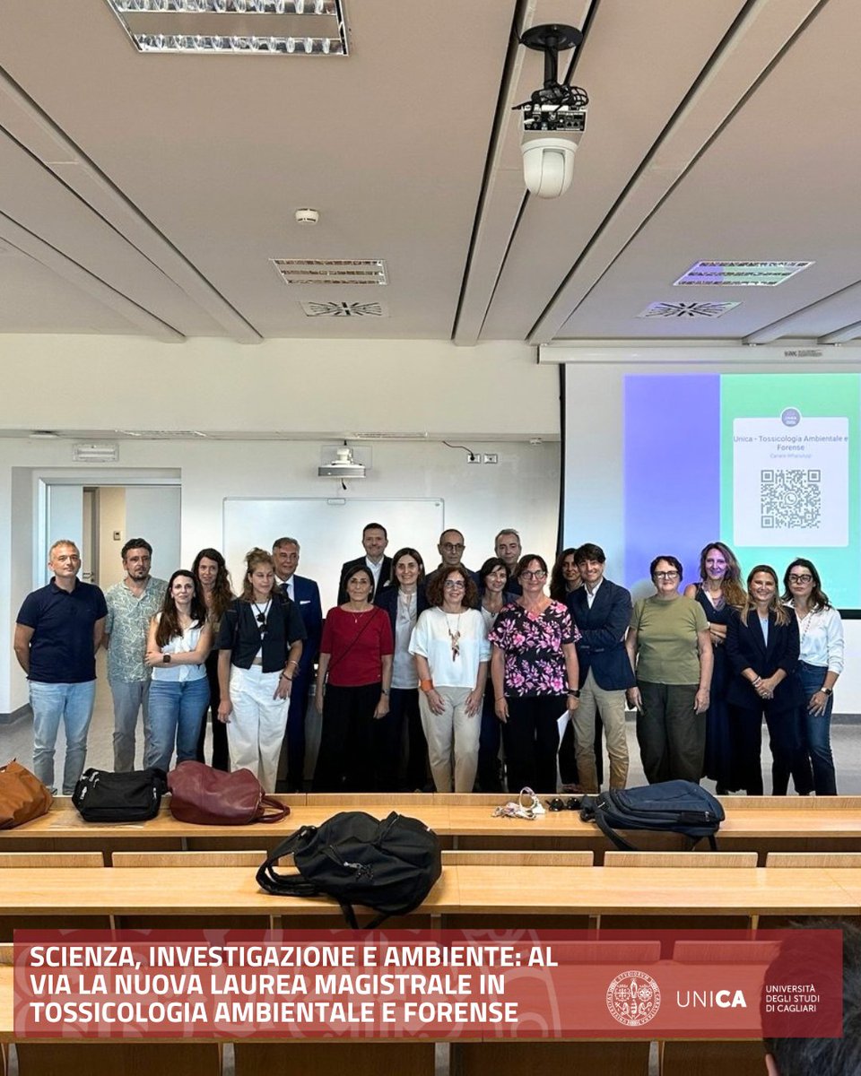 univca's tweet photo. 🎓 Inaugurato il nuovo corso in Tossicologia Ambientale e Forense! Un’eccellenza unica in Italia che unisce biologia, chimica, giurisprudenza e indagini con RIS, NOE e ARNAS Brotzu per tutelare ambiente e salute 🌿🔬

#Tossicologia #Universita #Ambiente #Scienza https://t.co/SZW4H9Tvfj