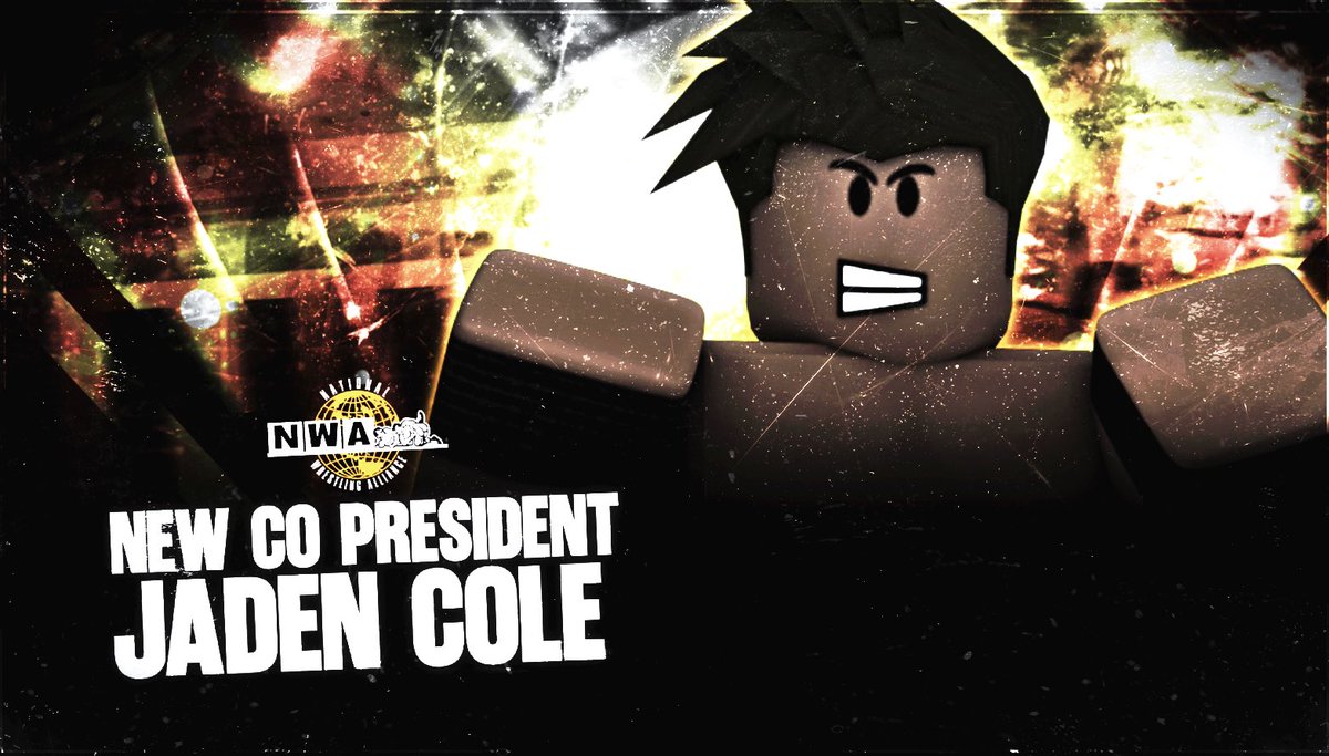 NWAMediaRBLX's tweet photo. 🚨🚨

THE NWA Has Decided To Choose A New Co President.

PLEASE WELCOME @RblxCole! https://t.co/v4wh8raG4Y