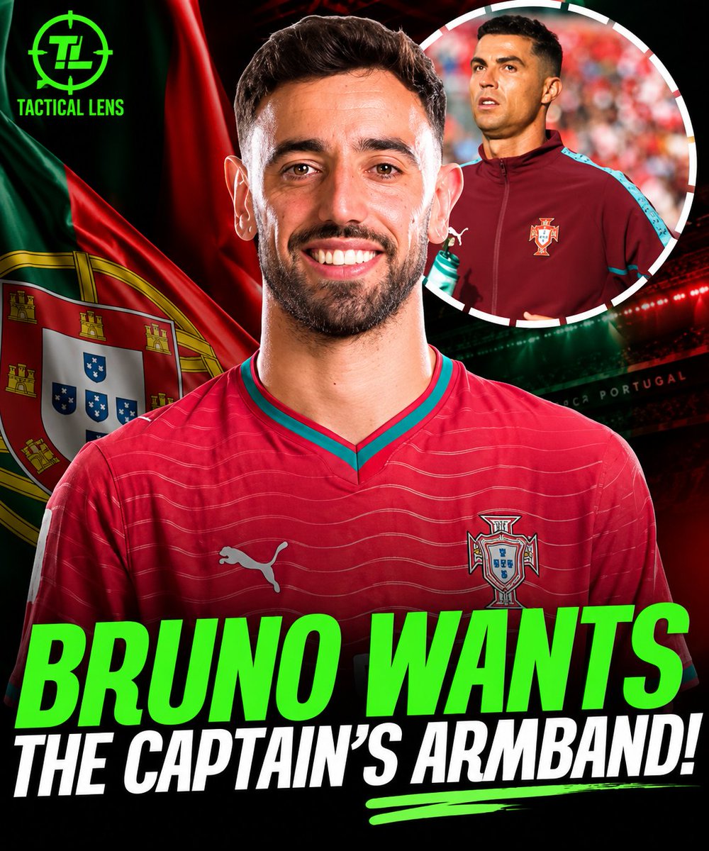 TacticalLens1's tweet photo. Bruno Fernandes 🗣️ “If Portugal want me to be captain, I’m ready to take the armband.”

Come on, we all know you want that armband. 

Rúben Dias 🗣️ “I know why Ronaldo left the camp. We should teach the younger players how to respect legendary players.”

Rúben Dias and Bruno Fernandes clearly have huge influence within this Portugal squad. Ronaldo may still be the captain, but these two are among the most influential voices in the dressing room.

So if a young player is disrespecting Ronaldo, it’s hard to believe that happens without some influence from the senior figures around the team.

#ronaldo #brunofernandes