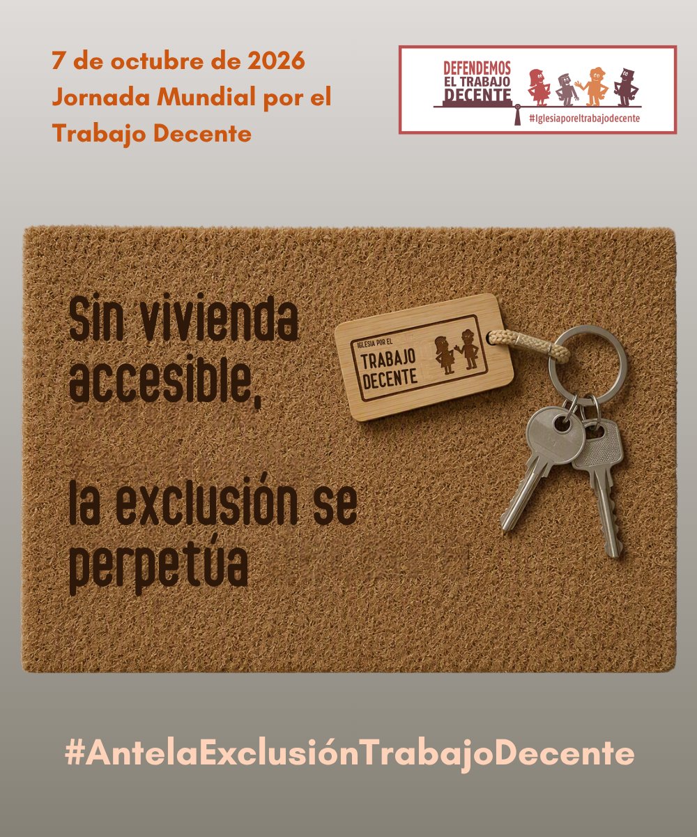 PastoralObrera's tweet photo. #AnteLaExclusiónTrabajoDecente
"la dura realidad de la falta de vivienda digna (…) lleve no solamente a acciones aisladas (...), sino que genere en todos la conciencia de que el compartir (…) debe ser una actitud constante" León XIV https://t.co/jMAvCTMzeO