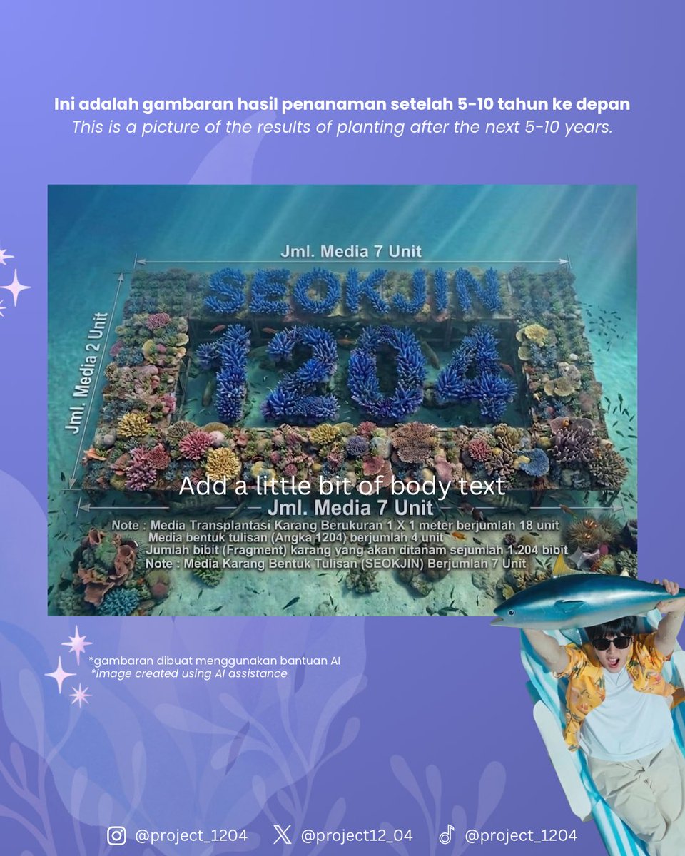 project12_04's tweet photo. 📊 DONATION TRACKER UPDATE: 39.09% REACHED! 

What a massive jump! Thanks to the overflowing love from ARMYs worldwide, we have rocketed to 39.09% (Over IDR34 Million) for Seokjin’s coral reef gift! 🥺💜

We are almost halfway to our goal. 

Donations:
👉 https://t.co/TFPYefyI58 https://t.co/rFSsX492f8