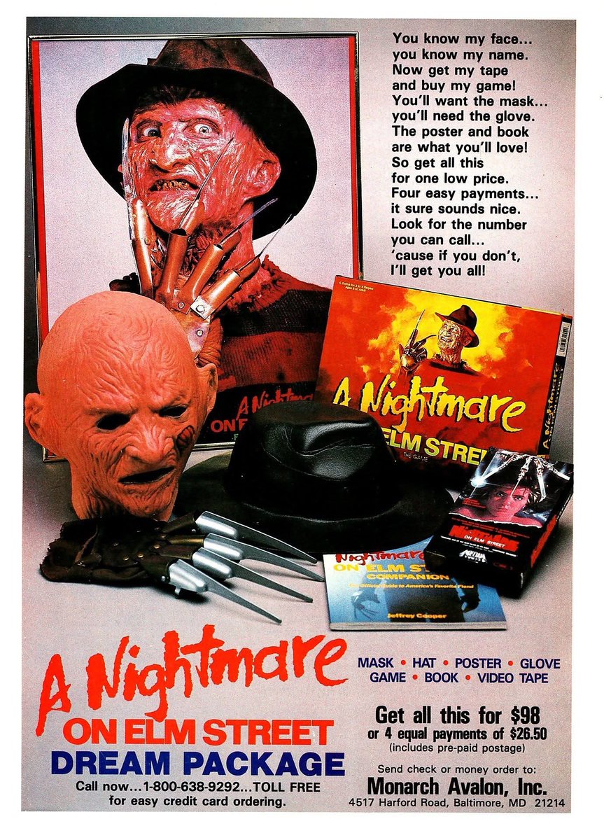 corememunlocked's tweet photo. A Nightmare on Elm Street — The Ultimate Freddy Krueger Dream Package! 🔥🧤

#NightmareOnElmStreet #FreddyKrueger #80sHorror #HorrorMovies https://t.co/BVj95cUtAx