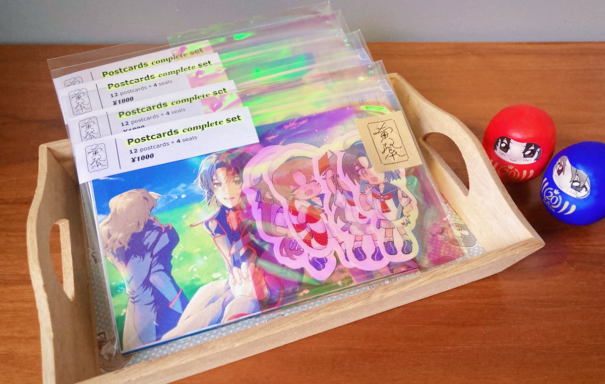 yellowviolet_fa's tweet photo. 📦通販のお知らせ📦
本日20時ごろよりポストカードセットのBOOTH通販します❣️ファフナーのイラストポストカード12枚と、マリン調のステッカー4枚のセットです。
🌟1set  1,000円（匿名発送の送料が270円かかります）
10月いっぱいは通販開けておきますので是非ご利用ください💁‍♀️よろしくお願いします！ https://t.co/XiIxL9sKcW