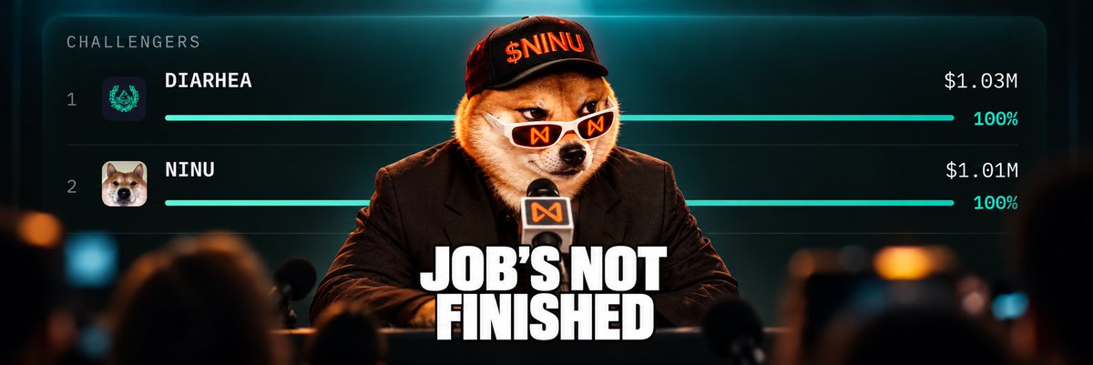 NEAR_INU's tweet photo. $NINU and $DIARHEA are both at $1M

Imagine getting a second chance to buy $WIF and $FARTCOIN at $1M https://t.co/vxtDaUdYax