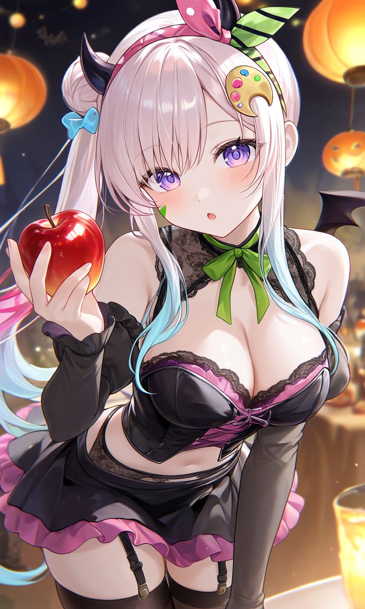 KuroiNu_17's tweet photo. ハロウィンコスプレを楽しむホロライブメンバー！🎃👻
魔女や黒猫、悪魔やゴシックドレスに身を包んだ姿が…
ちょっぴりセクシーで素敵すぎます✨
どの衣装のメンバーと一緒に過ごしたいですか？  

ときのそら / Tokino Sora
アイアニーフィ・��オフィフティ / Airani Iofifteen  
#ホロライブ #AIイラスト