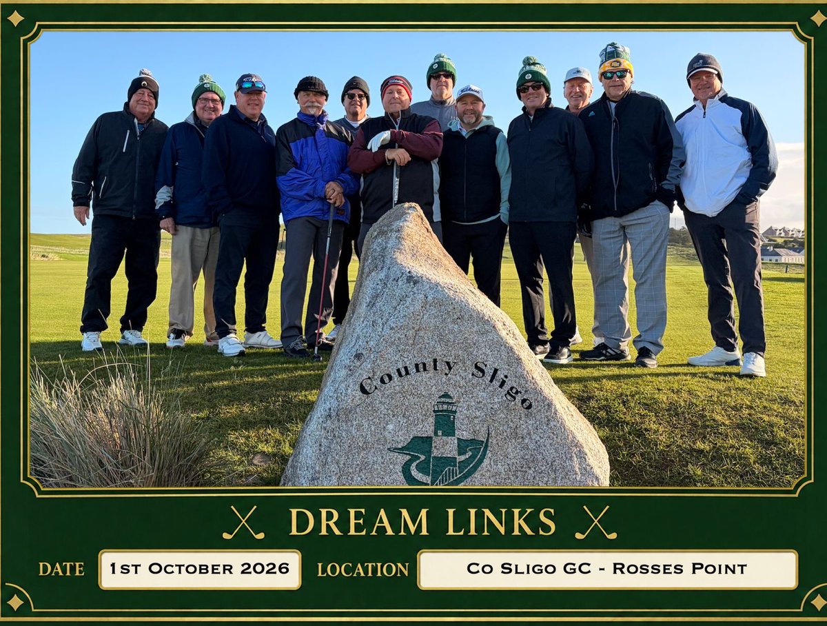 ArtieCubed's tweet photo. @CountySligoGC all I can say is MAGNIFICENT!! Thanks for the hospitality! https://t.co/2dm5tCh7pm