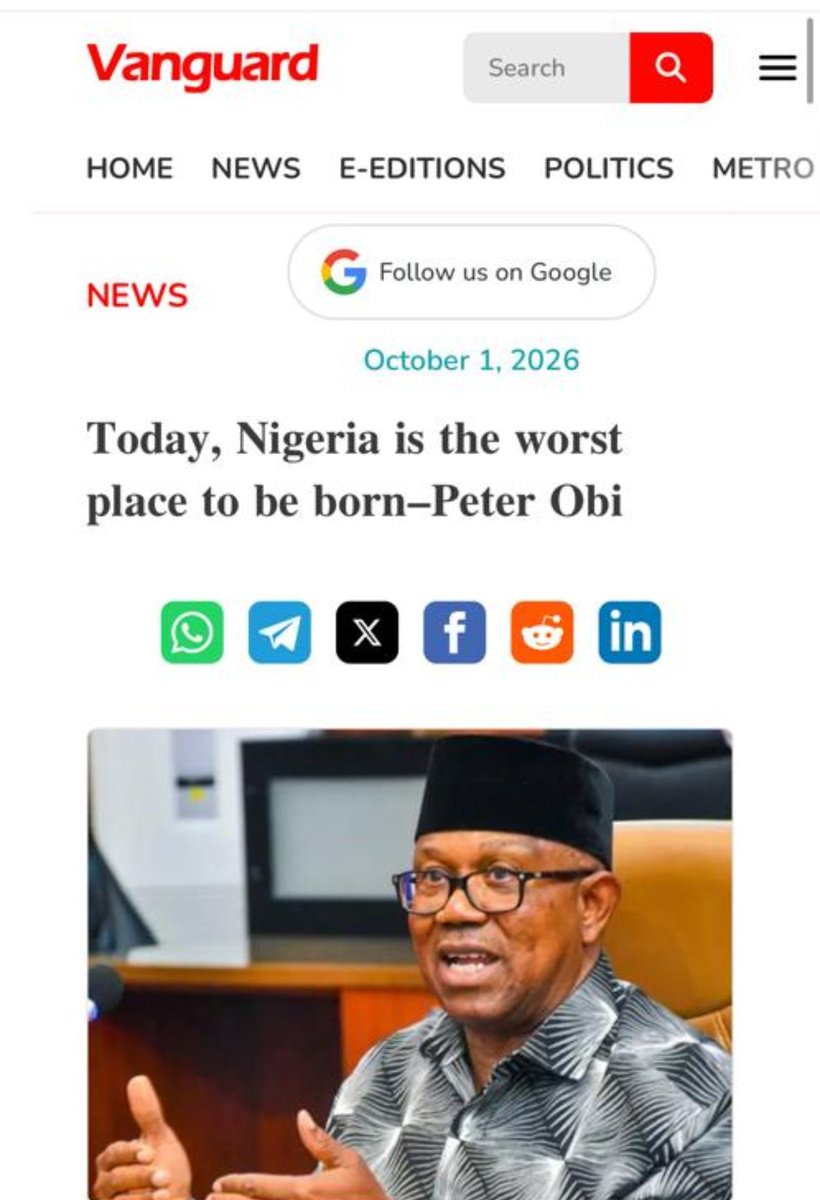 RealUgoji's tweet photo. A FORMER GOVERNOR THAT COULDN'T BUILD ONE SCHOOL CAN'T LECTURE US ON WELFARE. IT'S NOT IN YOU SIR.

Portugal Ronaldo Carter efe Speed Darlington Argentina Today is Friday Tinubu must Go Yoruba Ebonyi Nkechi Blessing https://t.co/Dau8xD1jQB