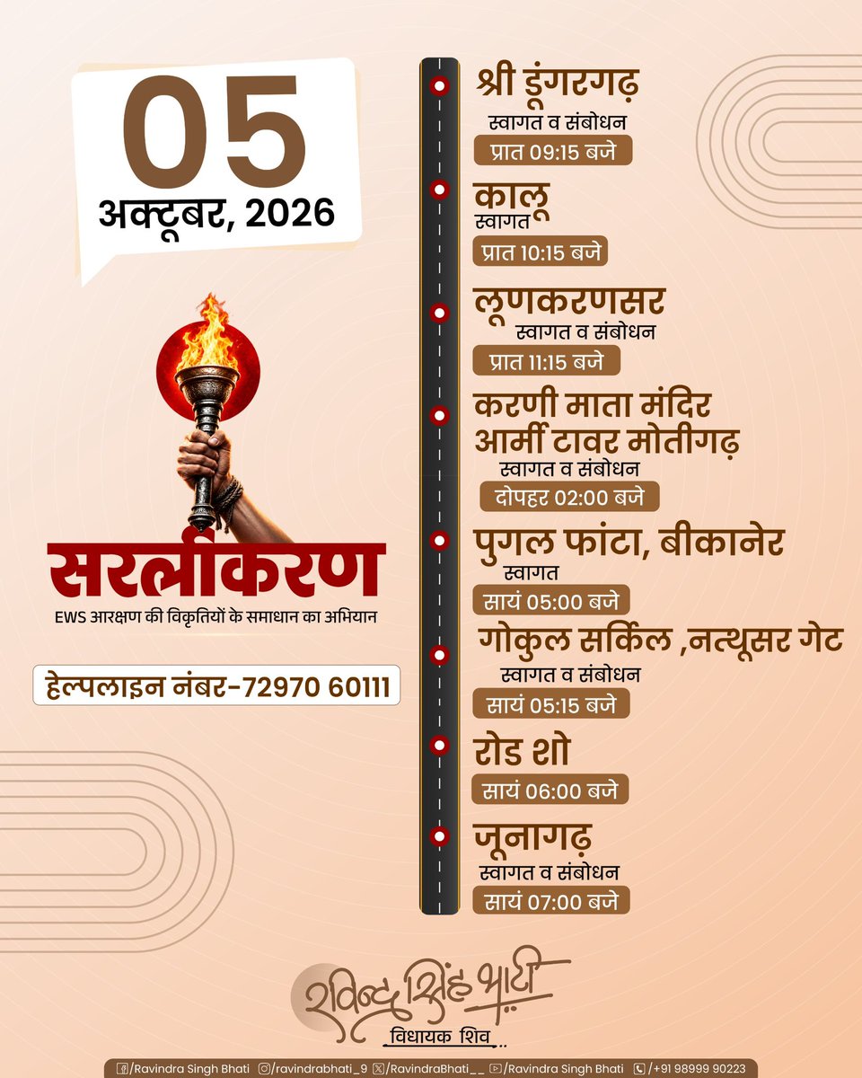 RavindraBhati__'s tweet photo. सरलीकरण द्वितीय चरण
05 अक्टूबर से प्रारंभ...... https://t.co/GmN1eGX5mu