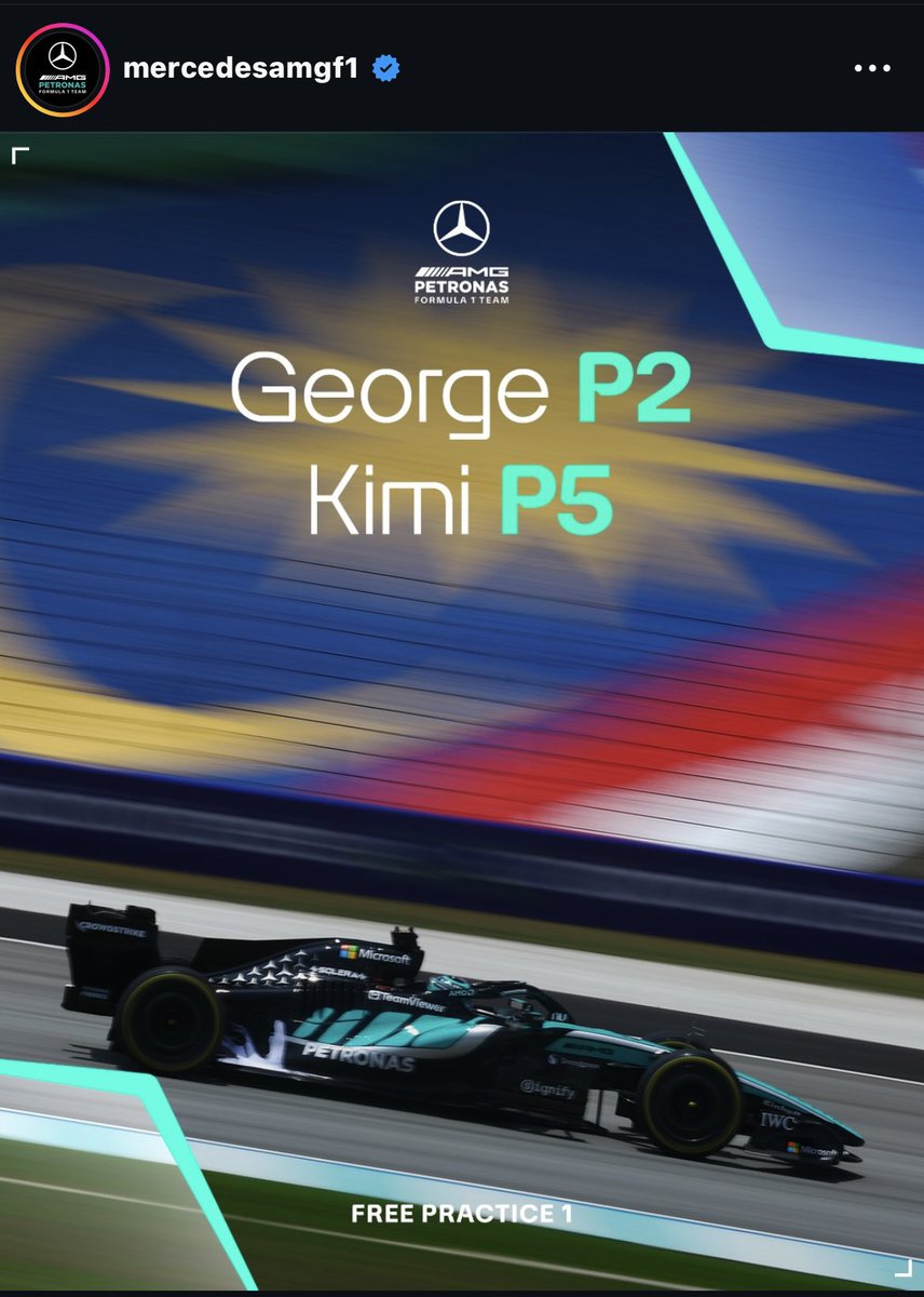fieyfeyaa's tweet photo. The Malaysian flag on the F1 race cars… 🥹🇲🇾 So proud to see Malaysia represented like this. 🏎️😭 https://t.co/GpYJZ0QZSX