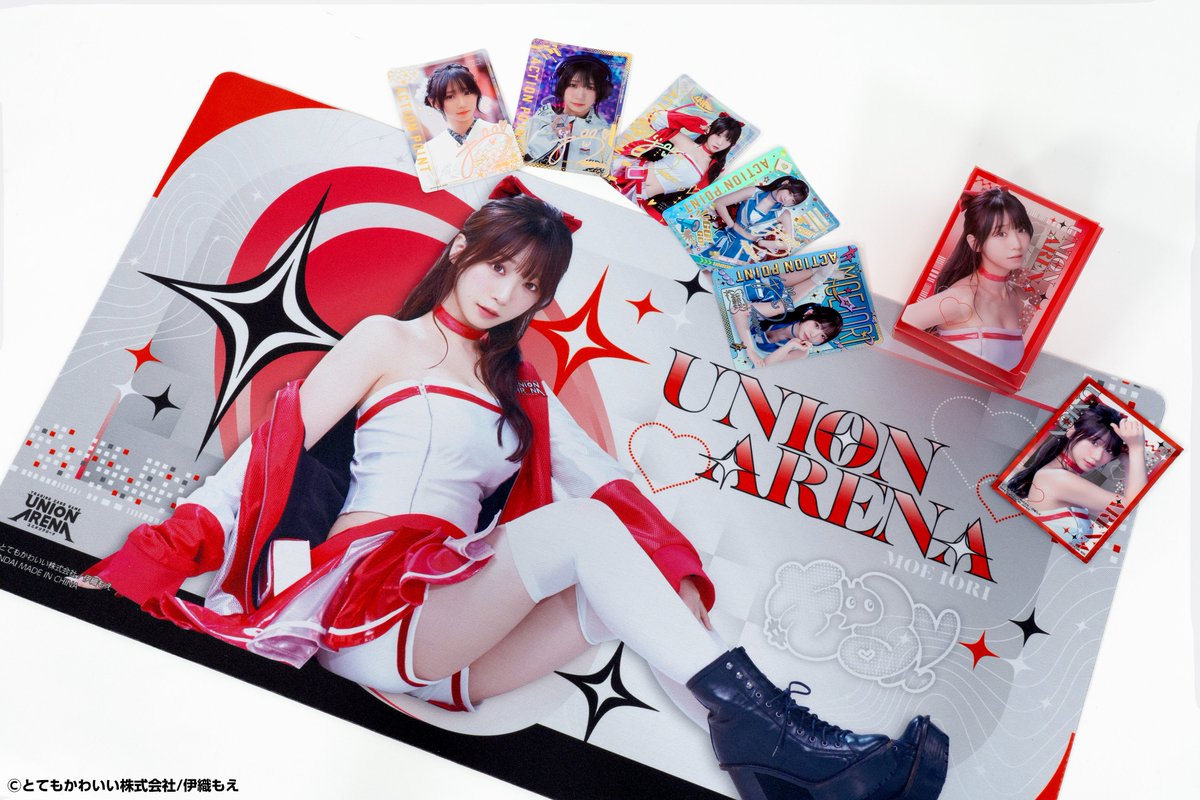 UNION_ARENA_TCG's tweet photo. ／ 
#UNIONARENA 公式アンバサダー #伊織もえ 監修
豪華サプライセット💖 
＼  

2027年2月発送予定分は準備数に達したため 終了となりました。

大好評につき、急遽二次受注決定✨

二次受注予約受付期間：10月6日(火)12時～10月23日(金)23時

※準備数に達し次第、ご注文の受付を終了いたします。  
#ユニアリ #きゅるん