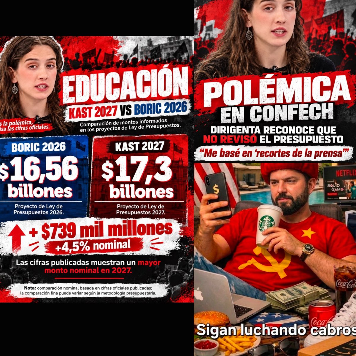 veraxt70's tweet photo. @neoliberalchile La real meta: 

📍DESESTABILIZAR el País 📍
cómo le hicieron en el 2019 en el denominado estallido social en #Chile Los OCTUBRISTAS  #ComunistasSonUnCancer #MISÓGINOS #IRRACIONALES 
de #MORALSUPERIOR 
#SonViolentos #intolerantes #misóginos #Hipócritas #Cobardes #Agresores 
#Chile https://t.co/PZjnPFL5bj
