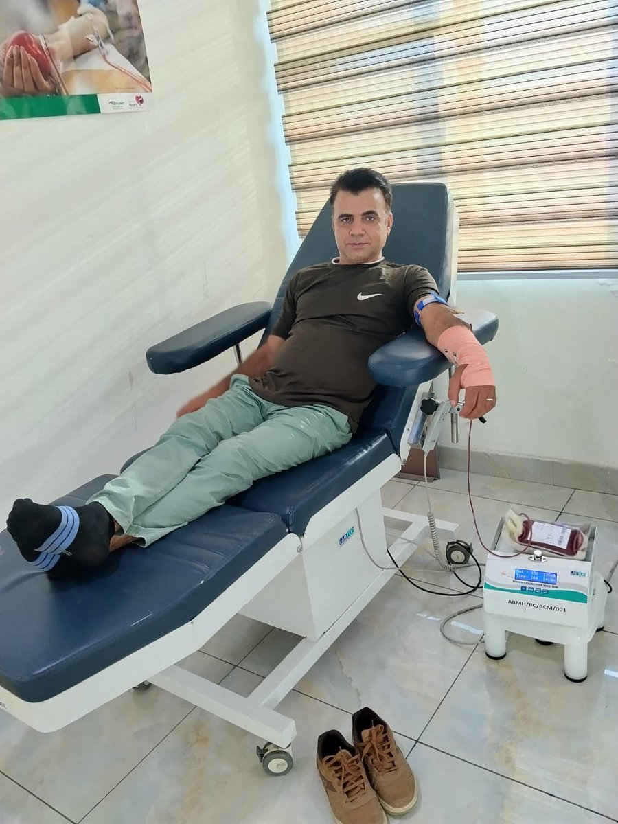 BlessingKa37y's tweet photo. Our Donor Shabeer Ah Bhat from Noor bagh
Donated AB+ve blood
Patient from HMT....
Amandeep hospital tengpora https://t.co/1qzfCuHfLE