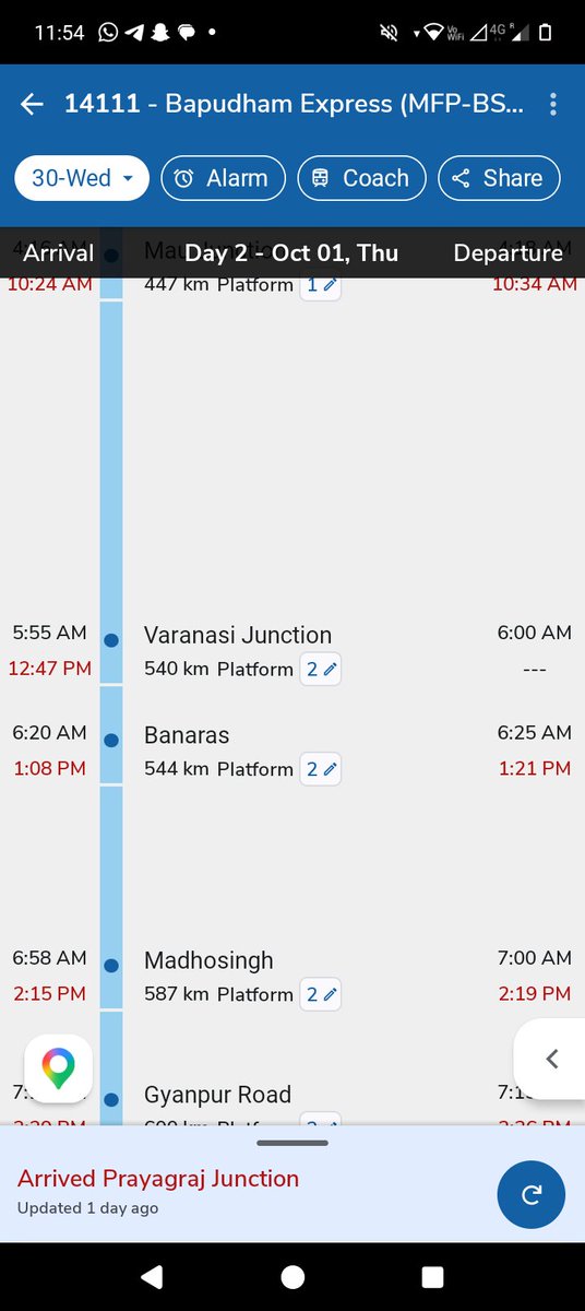 HomeoMedcare's tweet photo. @RailwaySeva @drmbsbner @DrmSamastipur @drmbsbner @RailMinIndia @PMOIndia @narendramodi ट्रेन नंबर 14111/14112 को ले कर आम जनता मैं बहुत निराशा है। सुपरफास्ट होने के बावजूद ट्रेन हर दिन 7 घंटे देरी से वाराणसी पहुंचती है। रेल प्रशासन प्रधानमंत्री जी का यश खराब कर रहा है। ट्रेन बिल्कुल time से चलाइये। https://t.co/H0Eyu8qD4a