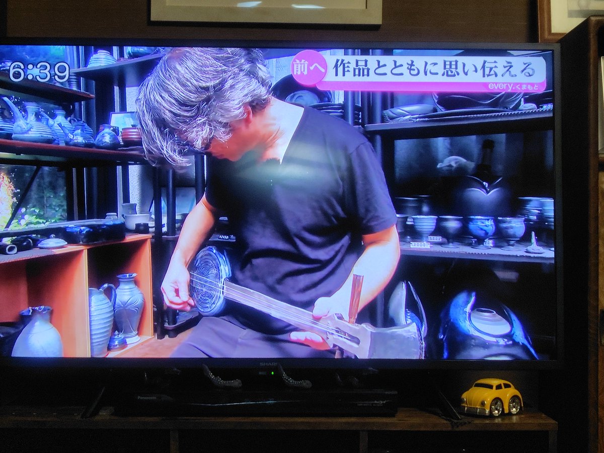 shusei1970's tweet photo. 今回取材して戴いたことで
改めてこれからのことなど
自分に問い考える時間を持てました。

丁寧な取材と企画、編集をして戴いた
川又優アナウンサーさん
放送して戴いた
ＫＫＴ熊本県民テレビさん
本当にありがとうございました。
心より感謝申し上げます。 https://t.co/sT9HOLAodP