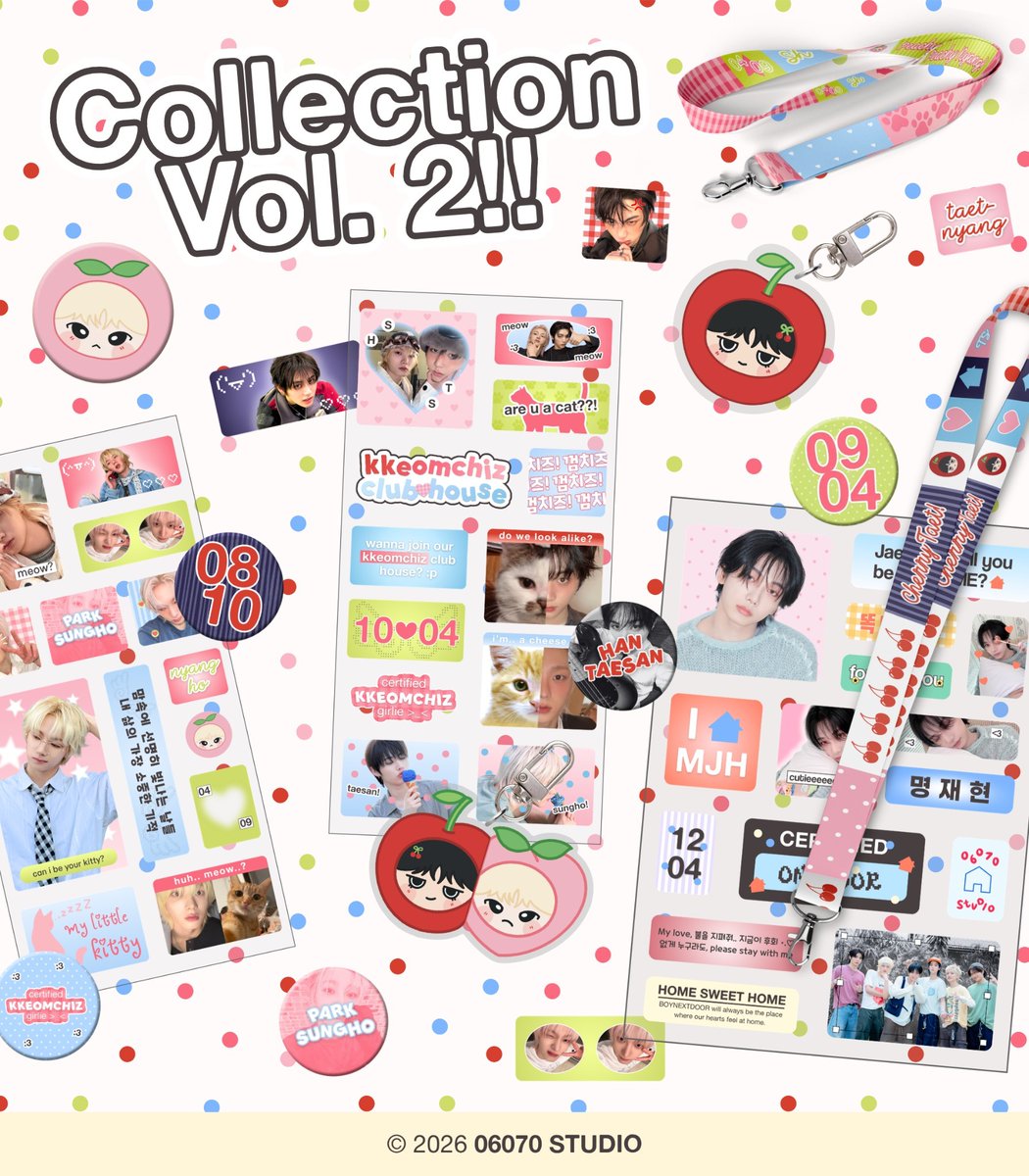 bonedofess's tweet photo. -bndsell interest check! 🐈‍⬛🐈

Hellouuu, onedoor! Cherry &amp; Peachy batch 2 is coming tomorrow :3 kali ini ada Kkeomchiz spesial juga, dan beberapa sisa stock sticker sheets Home Treasures ♥︎ if anyone’s interested, drop your usn below yaa! 😆 https://t.co/xFv1ZPY0kn