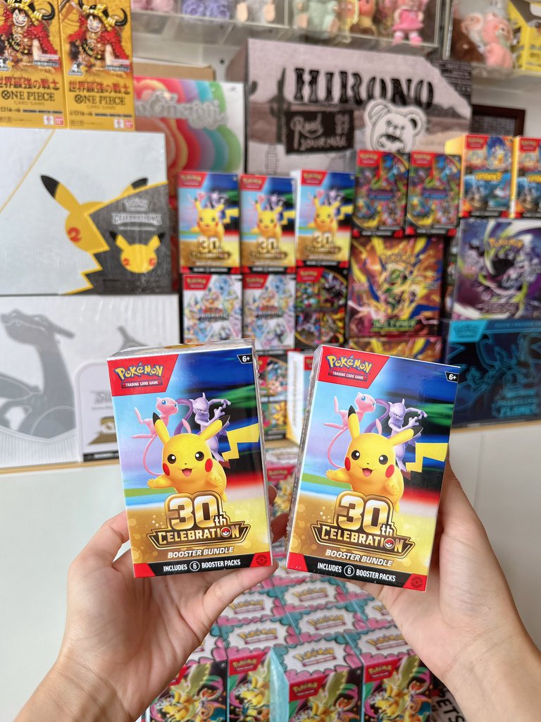 astro_degens's tweet photo. 30TH ANNIVERSARY CELEBRATION! 

ETBs $100 EACH
Booster Bundles $60 EACH

Sealed and ready to ship! 📦✈️

📩 DM us to place your order! https://t.co/7qjgXo1aIs