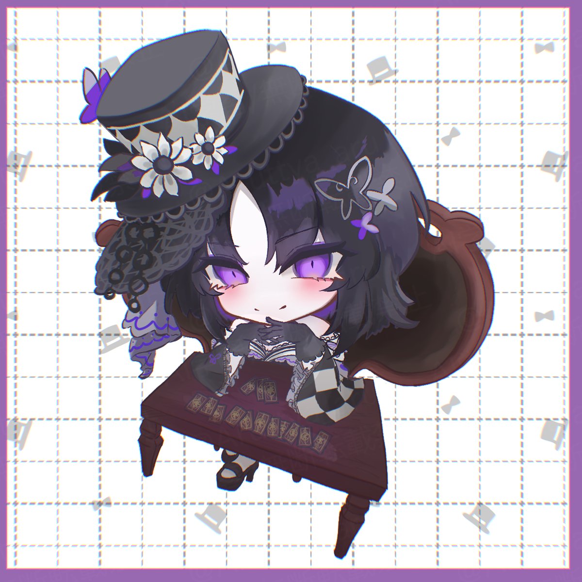 Aruttya_aru's tweet photo. ＃まのさば　＃まのさばイラスト
過去絵再掲
SDマーゴちゃん💜🖤 https://t.co/0si8tL8beF