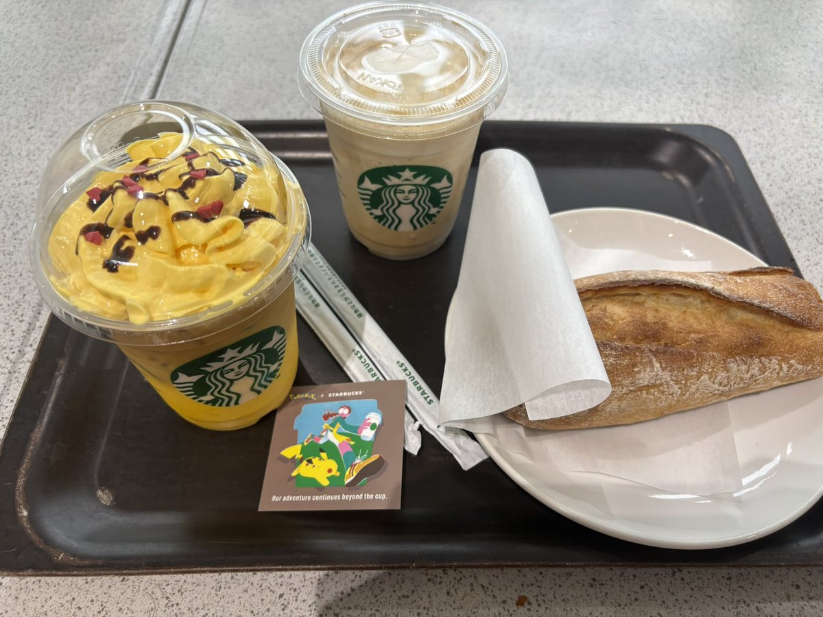 Remo_mo43's tweet photo. ポケモンコラボラテ美味しかった☕️ https://t.co/fee1d8bwRL
