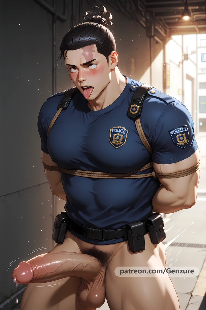 genzure's tweet photo. Aoi Todo - Jujutsu Kaisen 👮🚨
\\ Police Theme \\

Unlock crisp 4K quality with zero watermarks — exclusive on Patreon. #AIイラスト #AIBL部 #AIイケメン部 #AIwork #JJK #jujutsukaisen #AoiTodo https://t.co/BPA7Lcsip4