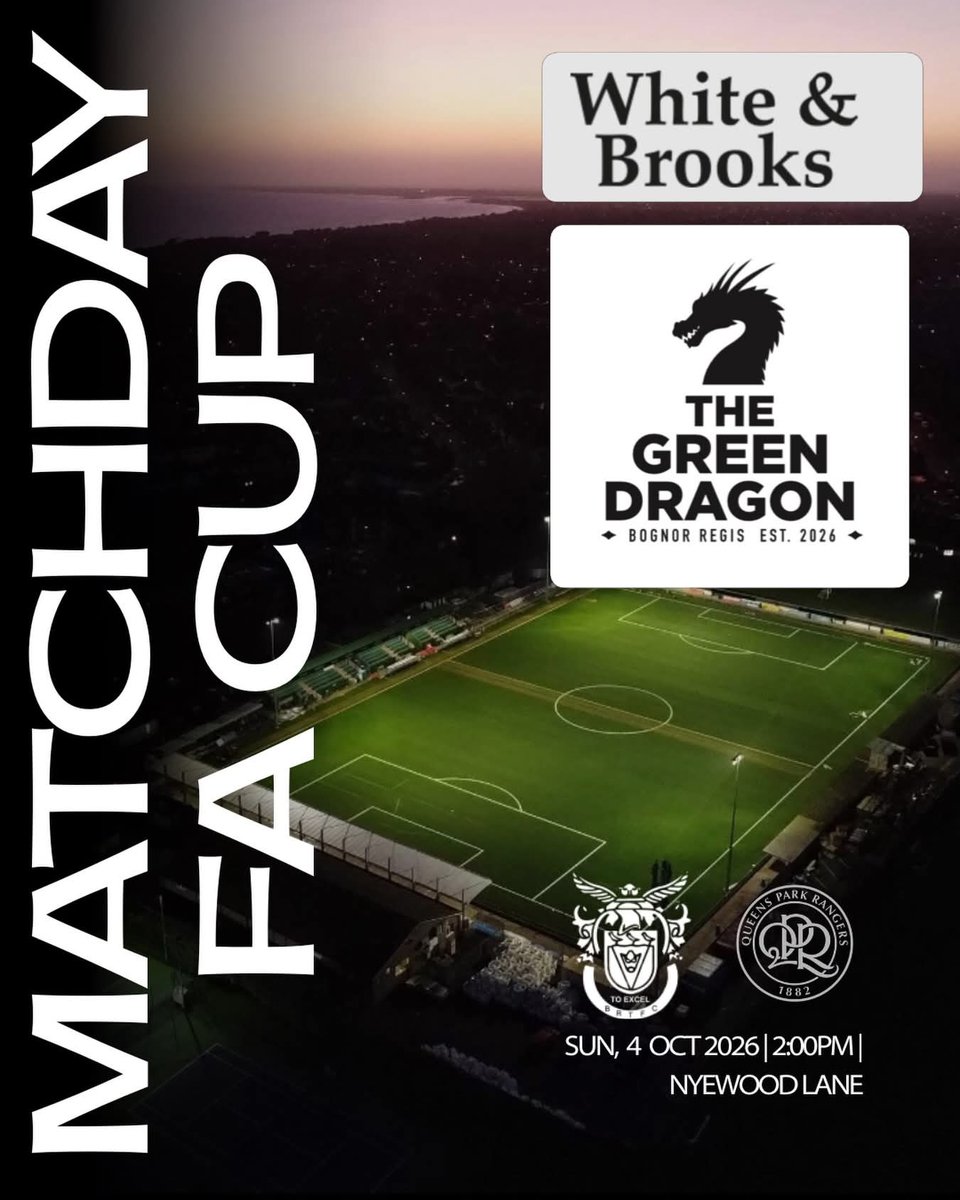 rockettes_wfc's tweet photo. Sundays FA cup game against QPR will see Nandos Bognor Regis continuing their support as our Match Day Sponsor and The Green Dragon are our first ever match ball sponsor. 

We are hoping for record crowds on Sunday 💚 https://t.co/rGR4x38Hwh