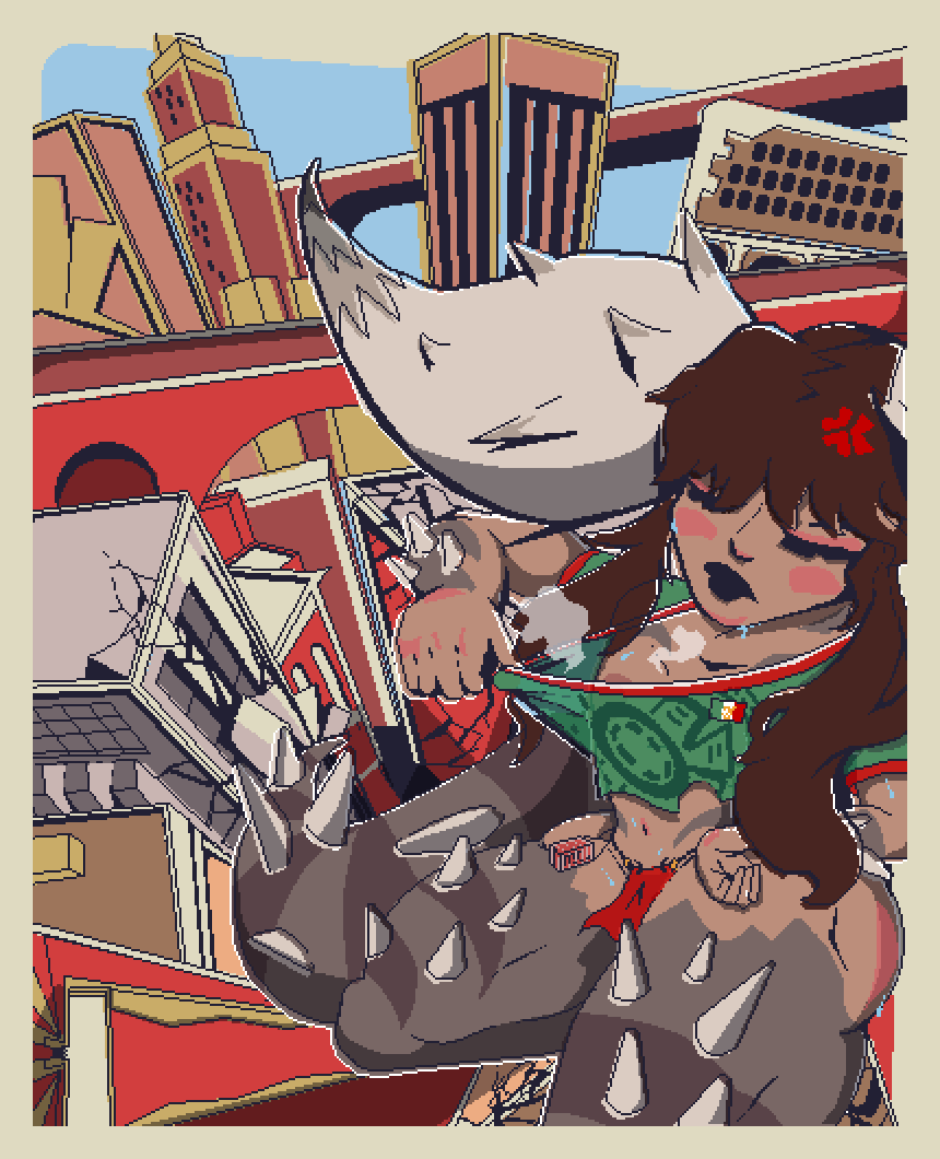 HelmSmall's tweet photo. @BradenGts Won't say no to some exposure
I mostly make Comics and Animations of Big Ladies in a big 1930s kaiju-metropolis.
(Sadly I don't have a 2B drawing prepared) https://t.co/MoRcmhkLhu