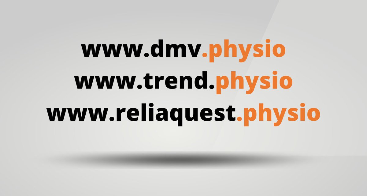 dot_physio's tweet photo. This week's last word goes to the new physiotherapists and physical therapists that have chosen to use their profession's own domain extension as the last word of their website address.

People remember and trust the last word. https://t.co/w5LkPf07dF