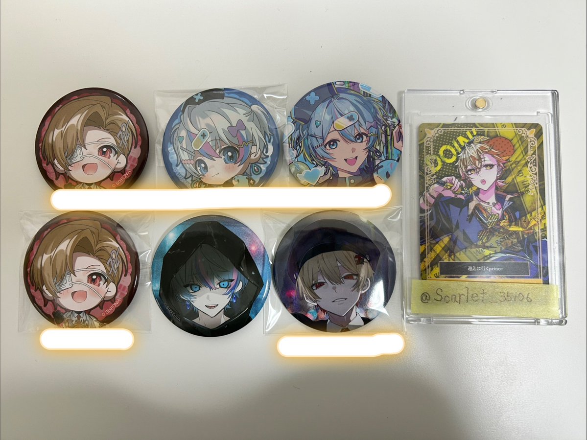 Scarlet_35106's tweet photo. 更新と追加分
求:👑様LP等身、SD
譲:画像の物

白線のものはお声掛け中なので返信が遅くなります。
郵送交換希望です。
お気軽にお声掛けください！

#シクフォニグッズ交換 https://t.co/banxyvhVC1
