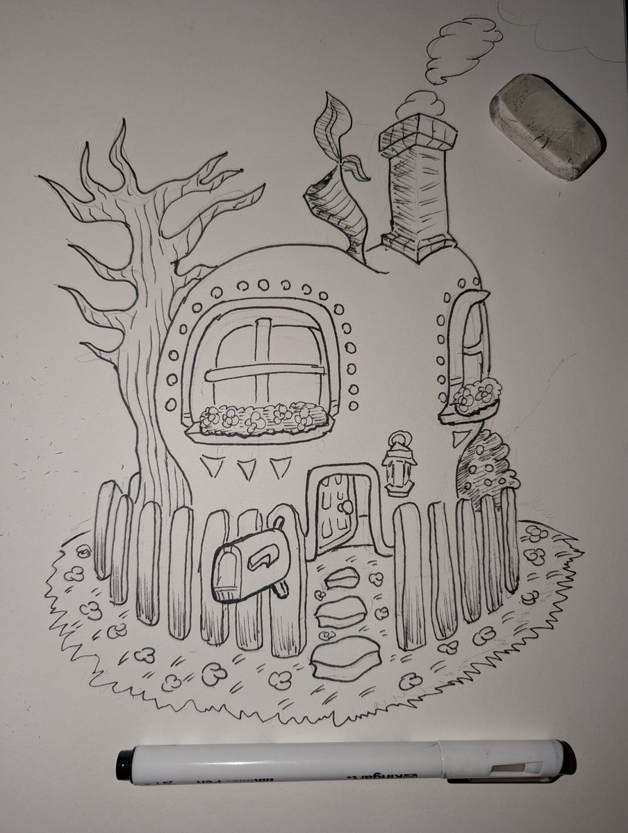 Amuako's tweet photo. Inktober 2026, APPLE

Been going through hell right now, but I still wanna do this challenge! 
#inktober https://t.co/wyYLPDsuq0