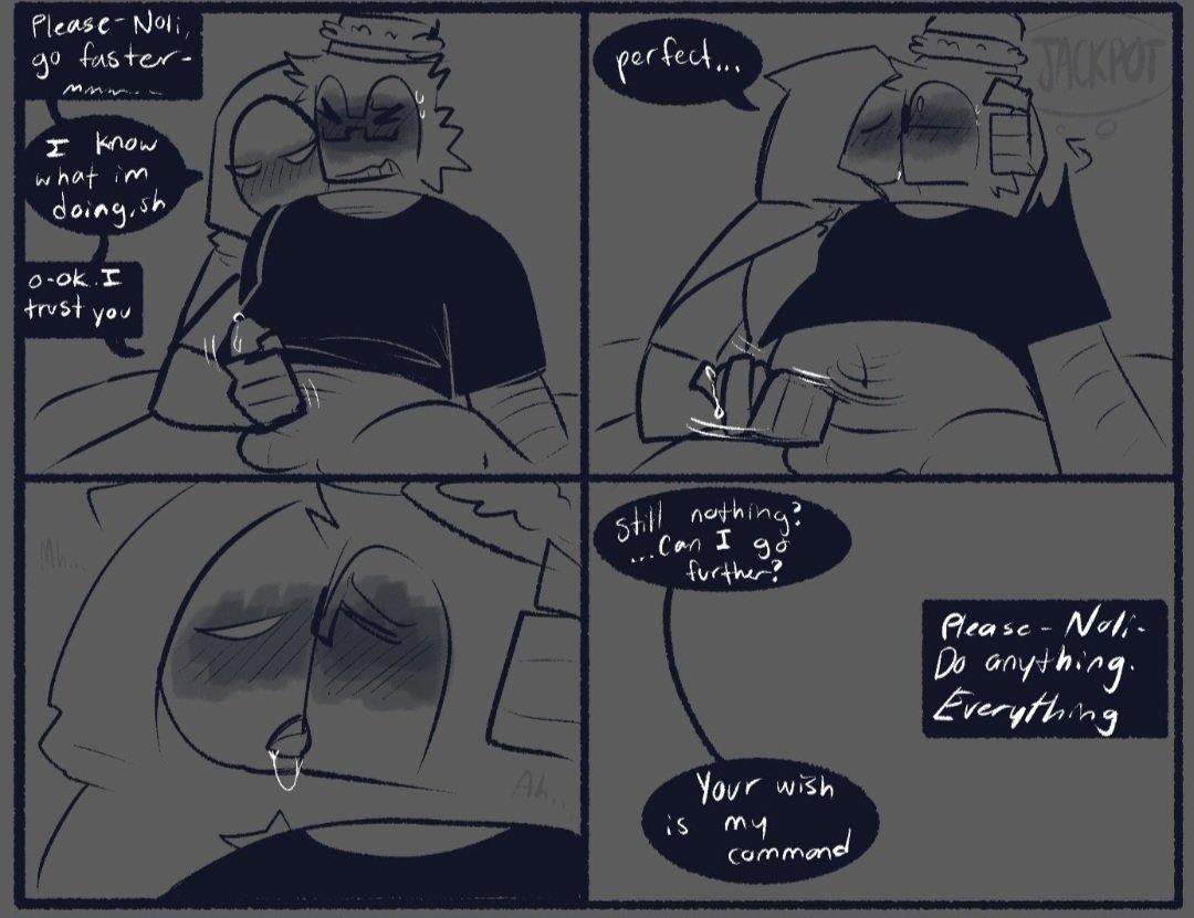 MJsShowtime's tweet photo. Yo does anyone know where I can find the rest of those VoudBurger comic? So far, I only have the 4 porn panels. The artist is saturnsexiez and I don't think they have a Twitter account anymore 🥲 https://t.co/mlRwbwUyaI