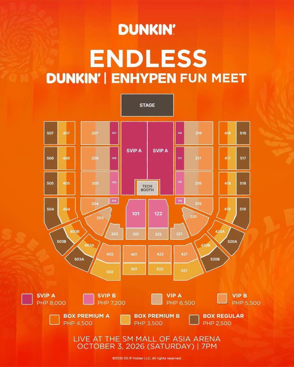 chi__assists's tweet photo. wts / lfb enhypen dunkin tickets for tomorrow at moa arena

4 svip a (php 8.5k)
4 box prem a (php 5k)

- unclaimed tickets
- can send voucher and authorization letter if needed to claim ticket

DM me if you're interested

#ENHYPEN #DunkinPH_ENDLESS #ENDLESSFunMeet https://t.co/4xcnXwLeX0