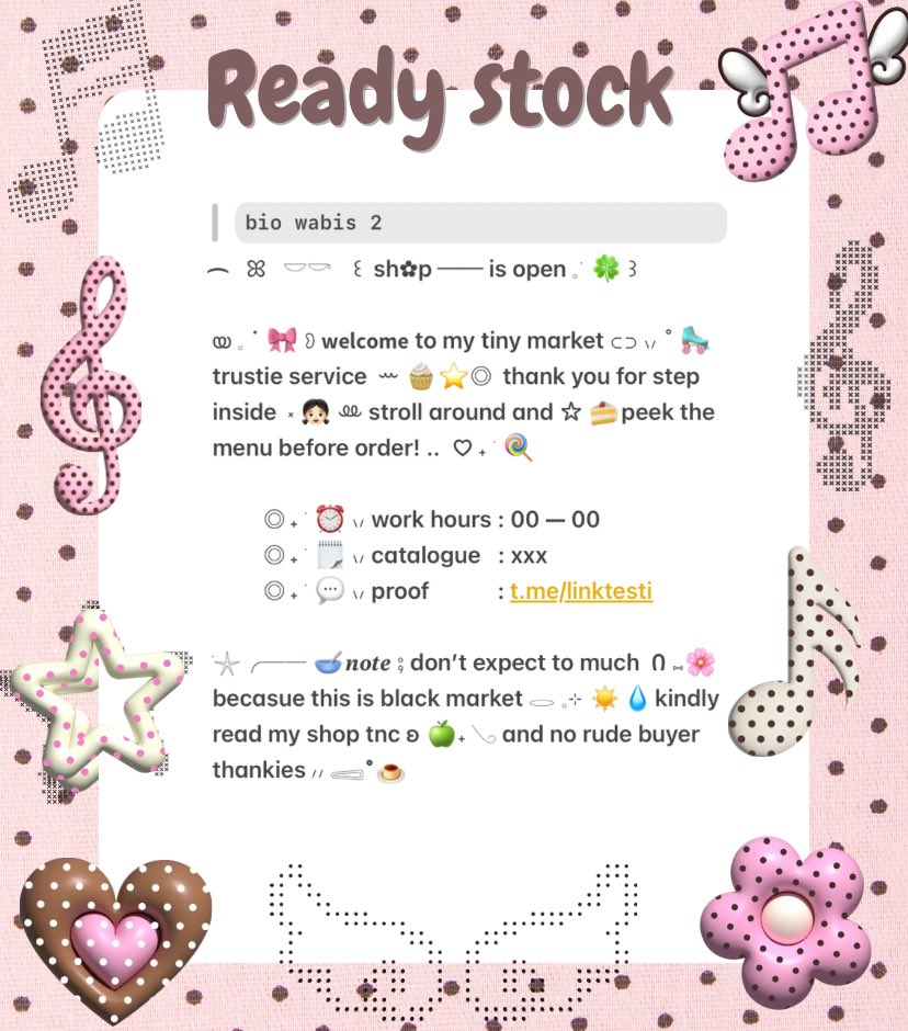 thelakeies's tweet photo. ╭─── help repost?? thank youu  ۫  🎀

𓈄 ׁ 𓈒 🌸 halooo temen - temen 𓂋 ᰍ. 🐇 karin bawain ready stock ⊂⊃ ʾʿ 👛 wording ꒰ bio wabis ꒱ 𓇼🥛 ˖ 𓂅 dengan harga 6.000 🫖𓈒⊹ ɞ dm untuk order yaa! യ 𓈒 ˙ 🐰

#bealanja https://t.co/eLEFX6Yalb