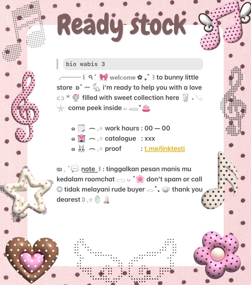 thelakeies's tweet photo. ╭─── help repost?? thank youu  ۫  🎀

𓈄 ׁ 𓈒 🌸 halooo temen - temen 𓂋 ᰍ. 🐇 karin bawain ready stock ⊂⊃ ʾʿ 👛 wording ꒰ bio wabis ꒱ 𓇼🥛 ˖ 𓂅 dengan harga 6.000 🫖𓈒⊹ ɞ dm untuk order yaa! യ 𓈒 ˙ 🐰

#bealanja https://t.co/eLEFX6Yalb