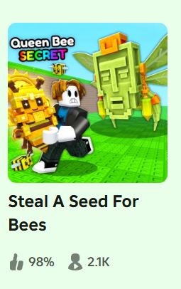 clofes9's tweet photo. SLOWLY but SURELY this will BEE the highest ccu bee game on roblox. https://t.co/tfKXHp80WX