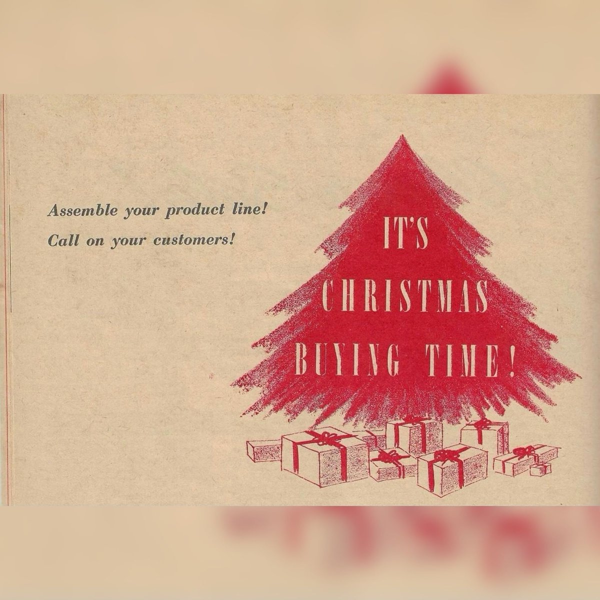 SalesHistorian's tweet photo. It's October...and according to an October 1956 article in Salesman's Opportunity Magazine, NOW is the time to be calling on your customers, as this is when they're all nailing down their end-of-year spend! https://t.co/KErYiZcw9I