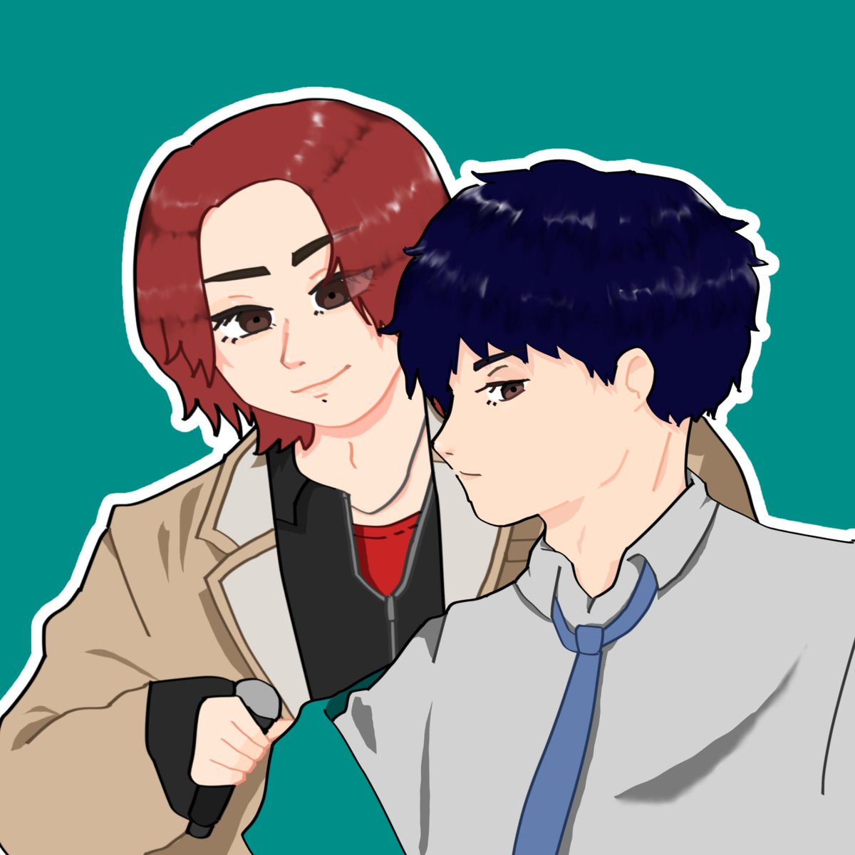 PoKoPo_ta's tweet photo. 前に載せた2人を合わせたやつ。
線だけの方が可愛くていいかも？？
描きたいものはいっぱいあるけど私がそれに追いつけてない！！！
ずっといんきゅべとアレルギー29に取り残されてるよ😸😸💦
ほんとにいんきゅべ衣装可愛くて好き。
#メロ画ッパ https://t.co/rGsSXDiStv