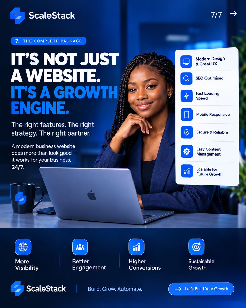 ScaleStack0's tweet photo. Your homepage has ~5 seconds to earn trust. 

Lead with 3 signals:
→ Clear value proposition
→ Social proof
→ Strong CTA

Then audit your page speed.

Make the first impression count. https://t.co/Hx9UC6kKsj