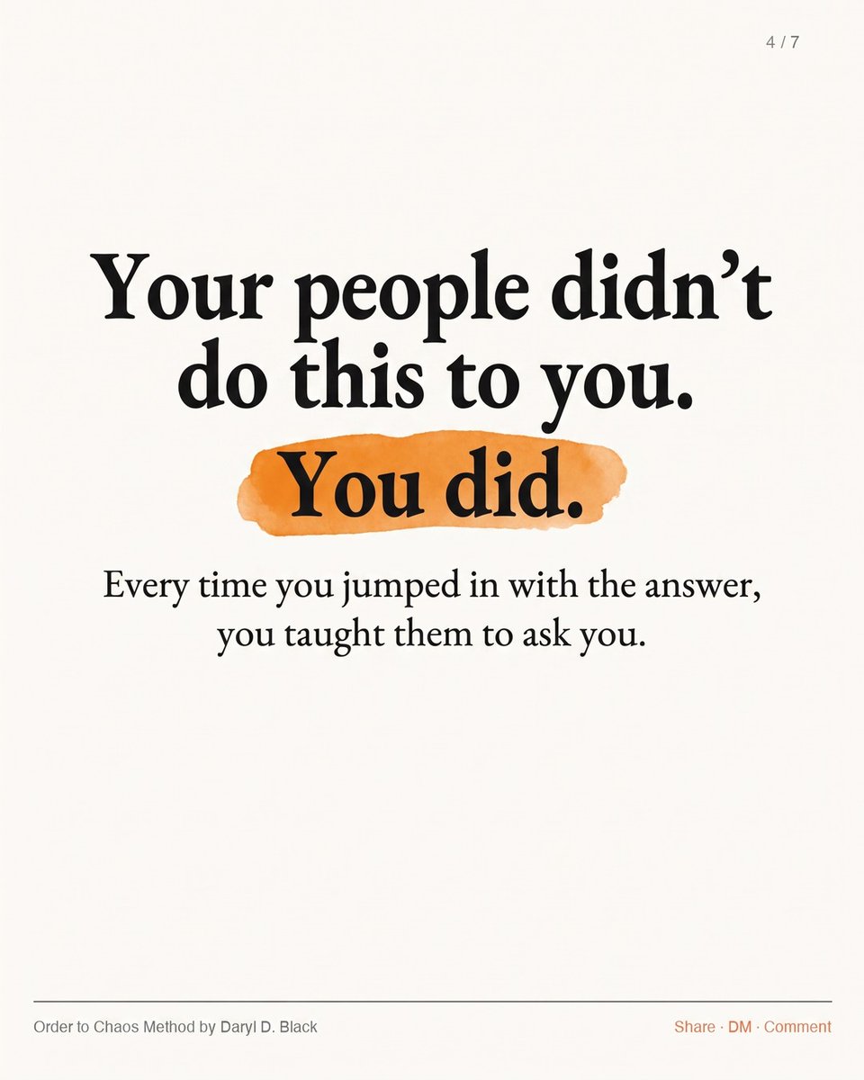 DarylDBlack's tweet photo. You're not the leader of your company. You've become its operating system — the Human API every decision routes through. You can't be cloned, and you crash the moment you take a holiday. That's not discipline. It's a systems problem. https://t.co/ACBXQH8dRd https://t.co/CoazpZcub9