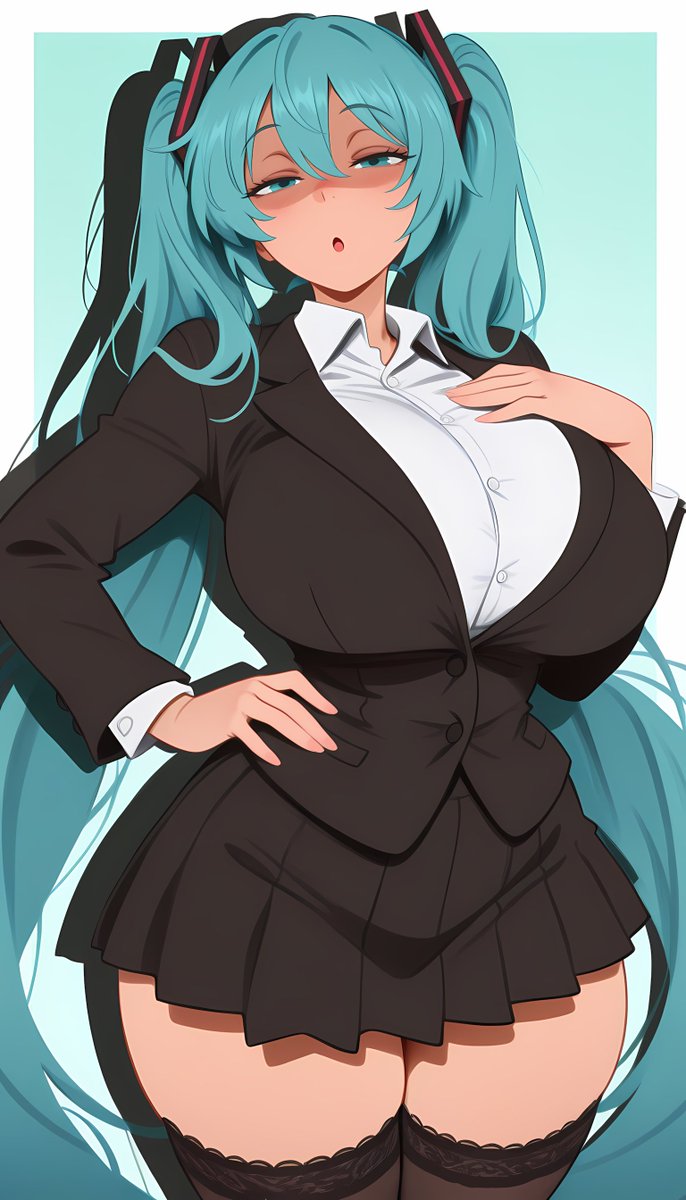 ZeroWAIFUSsfw's tweet photo. Hatsune Miku sfw https://t.co/AZcodesUqa
