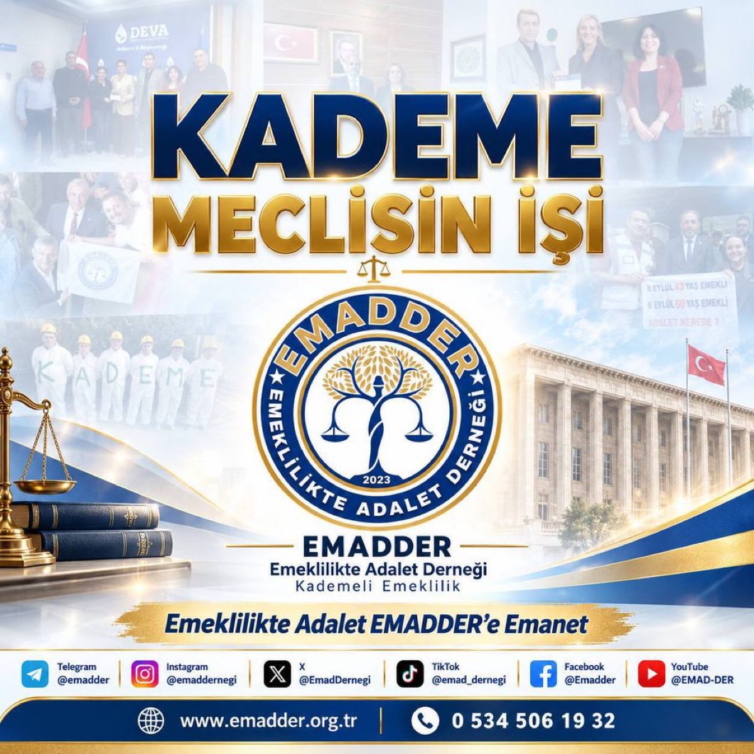 mstayar's tweet photo. 1 güne yıllar sığmaz‼️‼️

Çalışanın emeği takvim yapraklarına kurban edilemez‼️

Geçiş adaleti için çözüm seçeneklerinin adresi TBMM’dir.

@EmadDernegi 
#KademeMeclisinİşi https://t.co/7m1iENsIXJ