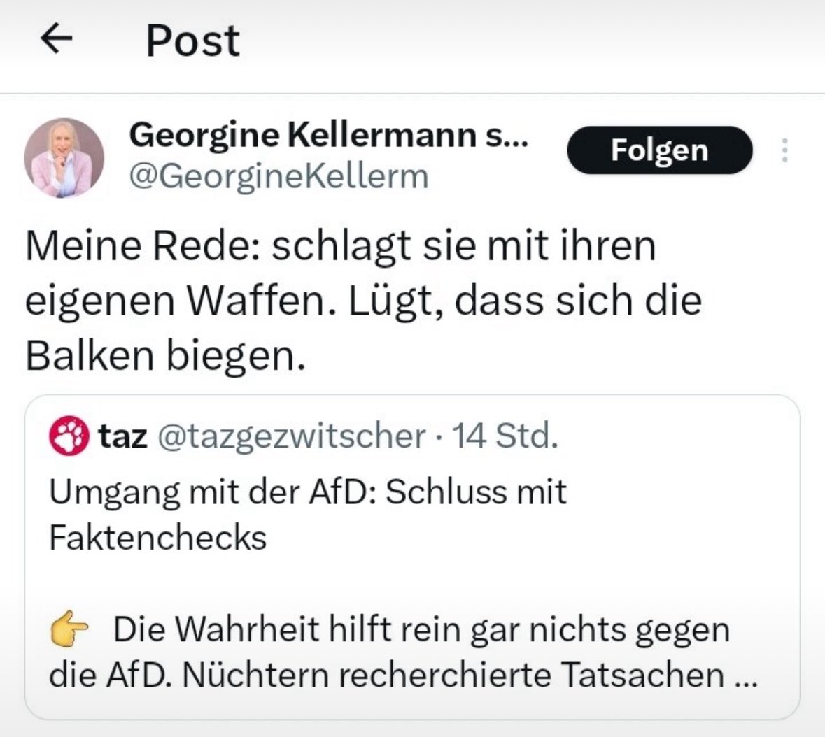 Mattenjahre's tweet photo. Diese Person hat übrigens für den WDR gearbeitet. So viel zum Thema Qualitätsjournalismus.
#ÖRR #Kellermann https://t.co/QsNgwQ1jyk