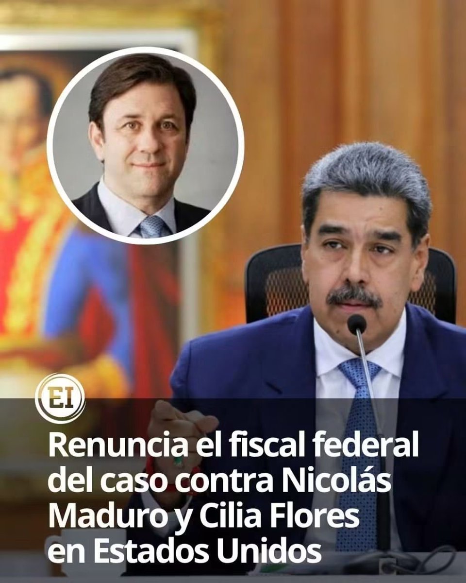 WilmerDepablos's tweet photo. Ante la incapacidad de poder soportar los "delitos" en el ilícito e inconstitucional expediente contra el presidente legítimo de Venezuela y su esposa, renuncia el fiscal que lo acusa. 
Pronto el juez Alvin Hellerstein deberá decretar su libertad 🗽 plena por inmunidad. https://t.co/a2j0bl3Hvo