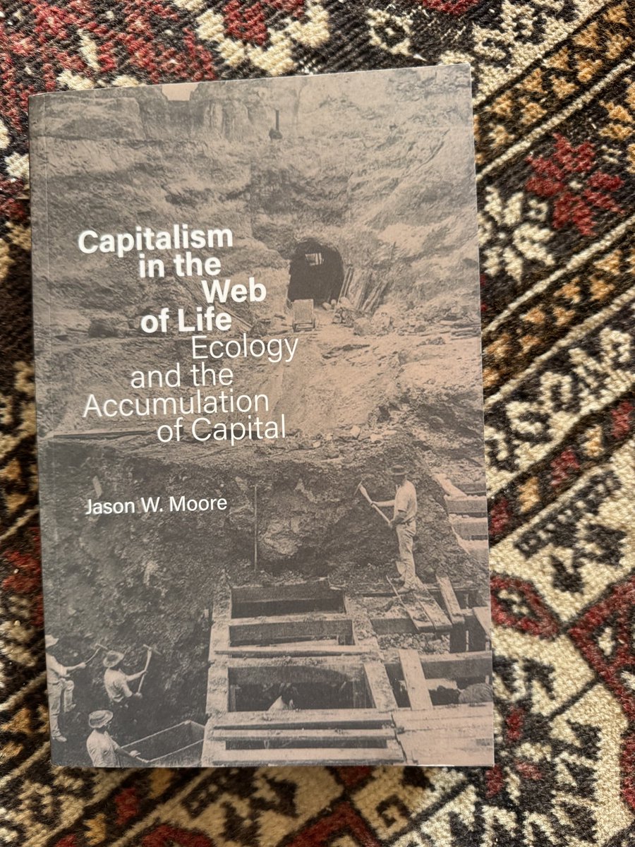 johnmilbank3's tweet photo. This excellent 2015 book seems to be underread. No other work I know so integrates economics with ecology and world history, thereby somewhat redefining how we should deal with ecological crisis now. A blend of modified Marxism and Lewis Mumford. https://t.co/9DCJcA4rCO