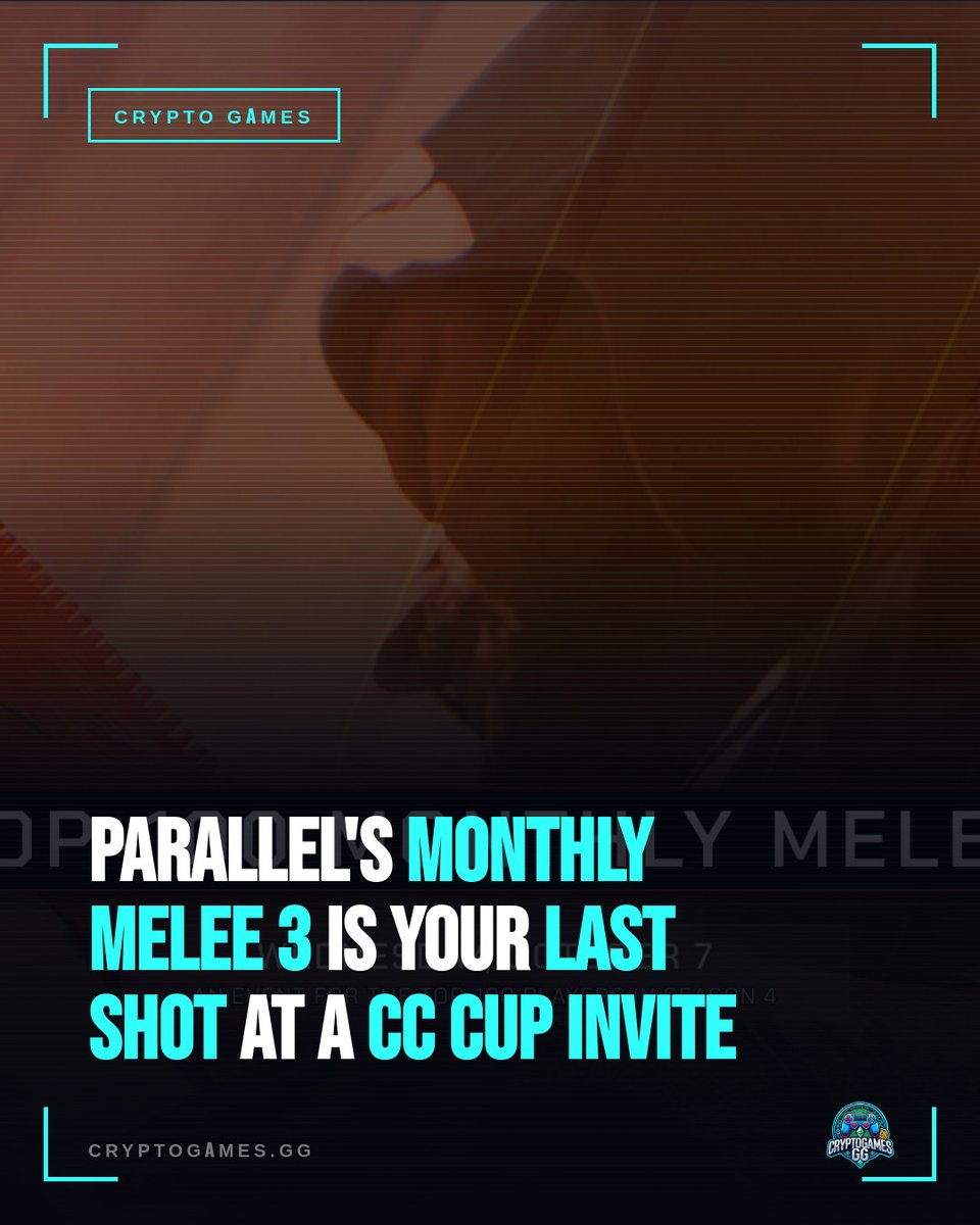 CryptoGamesGG's tweet photo. #Parallel Monthly Melee 3: Oct. 7, 11am EST, last stop before the CC Cup
⚔️ @ParallelTCG just made MM3 a must-win
📅 CC Cup penciled in for Oct. 29, a tight turnaround
🎟️ Signups via Echelon's Versus keep it simple
#CCCup
https://t.co/HQyxGoYX5I https://t.co/HN7LsClW9F
